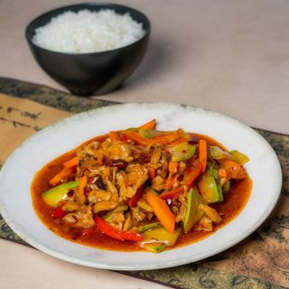 Pulpă de pui Sichuan