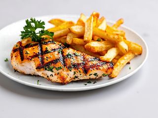 Meniu - Piept de Pui la Gratar + Cartofi Prajiti