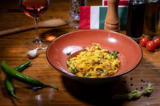 Tagliatelle con zafferano