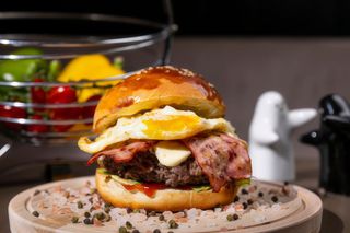 Egg burger