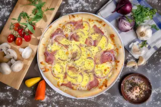 Pizza Carbonara mica