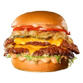 American Double Cheeseburger