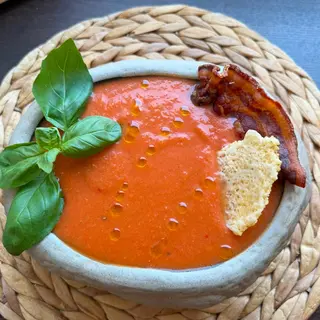 Gazpacho de pepene si ardei copt