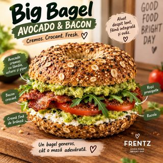 AVOCADO & BACON BAGEL