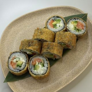 Tempura somon