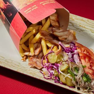 Doner box vita-berbecut