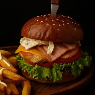 Meniu Champion Burger pui