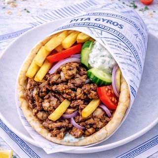 Pita gyros de purceluș