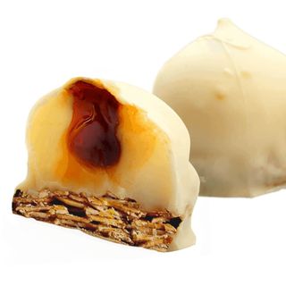 Florentine cu caramel și înveliș cu ciocolată albă