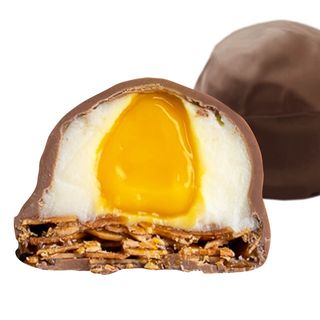 Florentine cu piure din mango și înveliș cu ciocolată cu lapte