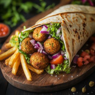 Shaorma falafel mare