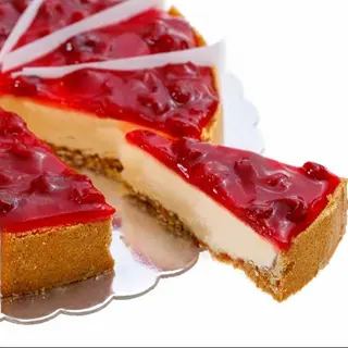Prăjitură Cheesecake cu cireșe