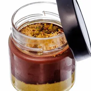 Prăjitură Choco Kunfa cu fistic