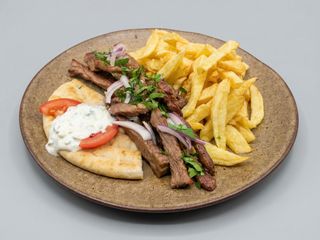 Farfurie greceasca de porc
