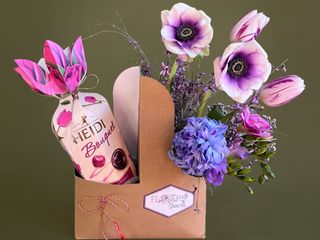 Aranjament de primavara cu ciocolata Heidi