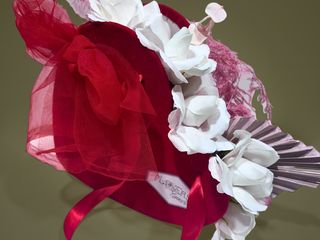 Cutie inima cu flori de sapun