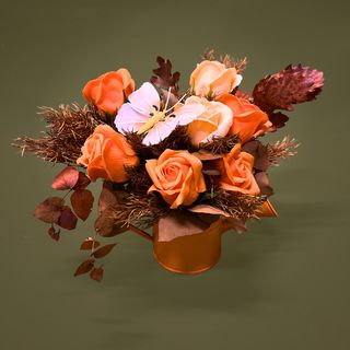 Stropitoare cu flori de sapun portocalii