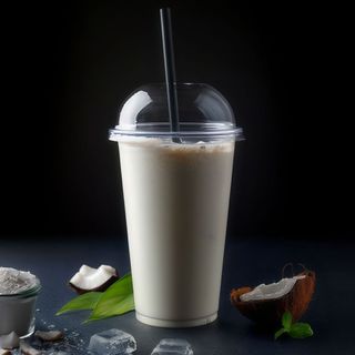 Iced coconut coffee