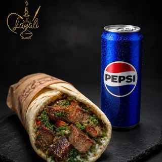 Sandwich Frigarui de vita + PEPSI
