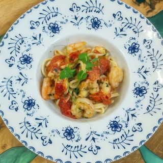 PASTE CU CREVETI SI HOMAR