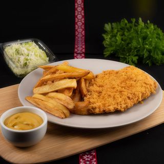 Meniu șnițel de pui