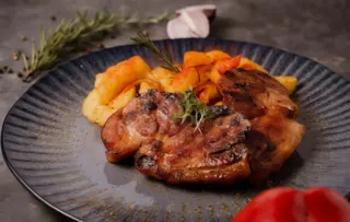-Cartofi țărănești cu ciolan