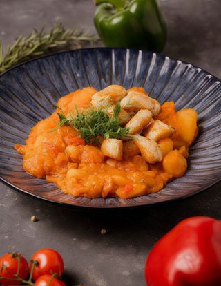 Papricas de cartofi cu pui