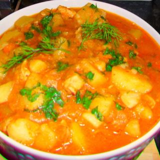 Papricaș de cartofi (post)