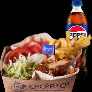 Meniu Gyros Cocorico cu cartofi prăjiți