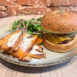Burger din năut și fasole
