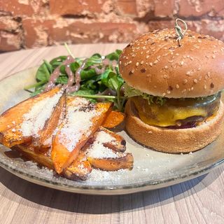 Burger din năut și fasole