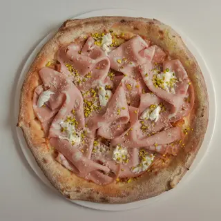 Pizza mortadella si fistic Ø 32cm