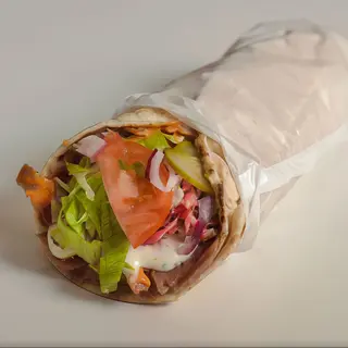 Shaorma vegetariana mica
