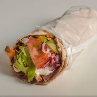 Shaorma vegetariana mica