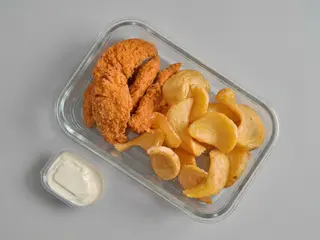 Crispy picant + cartofi spirala