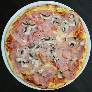 Pizza Prosciutto e funghi
