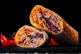 Burrito chicken tinga