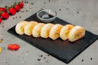Burrito sushi chicken tinga