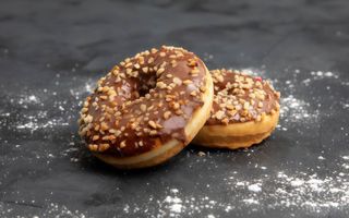 Donut cu ciocolata