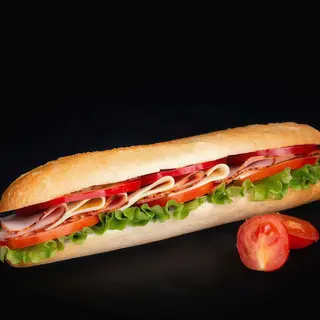 Sandwich cu suncă presată