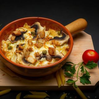 Paste Pollo e Funghi 400 Gr.