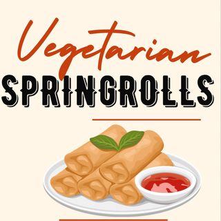 Vegetables spring rolls & sweet chilli