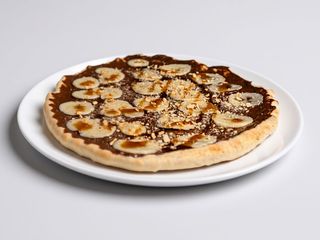 Pizza dolce nuttela & caramel