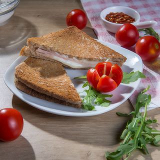 Sandwich toast cu salam