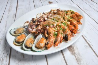 Platou grill Santorini