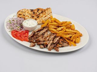 Gyros de porc Santorini
