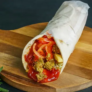 Shaorma Falafel cu ketchup
