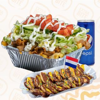 Kapsalon Shaorma 700g +Mini Catite + Bautura la alegere