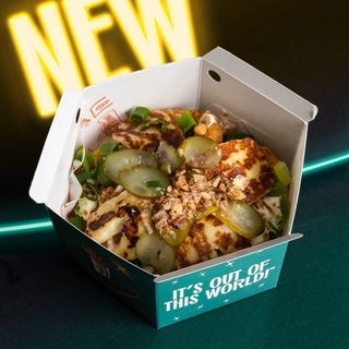 OZN Halloumi Loaded Onion Rings™ (Vegetarian)