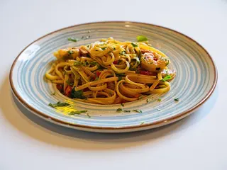 Linguini cu creveți